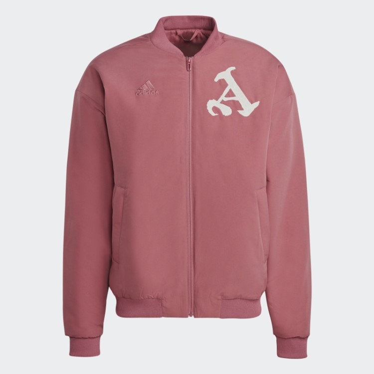 Jaqueta Acolchoada Arsenal Chinese Story Rosa Adidas