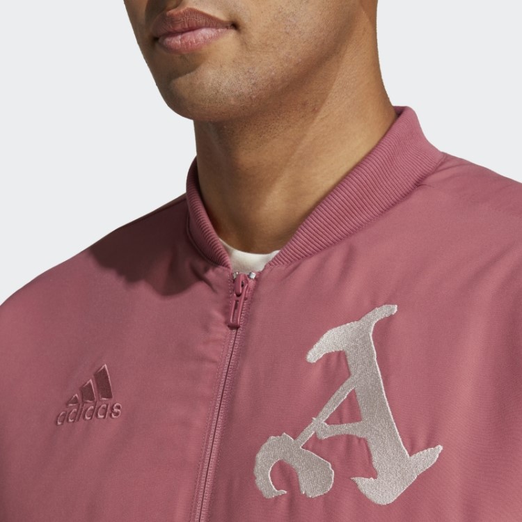 Jaqueta Acolchoada Arsenal Chinese Story Rosa Adidas