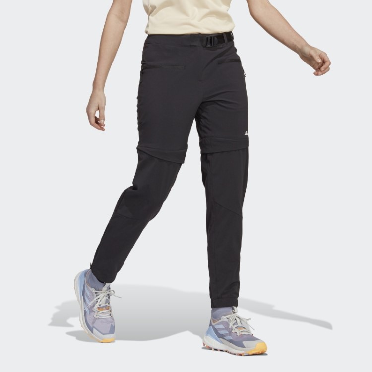 Calça Terrex Utilitas Caminhada Com Zíper Preta Adidas