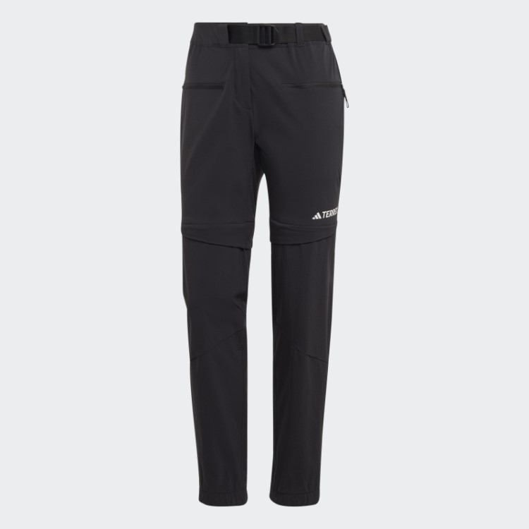 Calça Terrex Utilitas Caminhada Com Zíper Preta Adidas