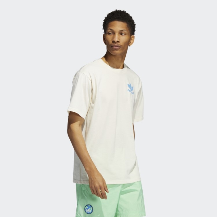 Camiseta Adidas Happy Earth Não Tingida