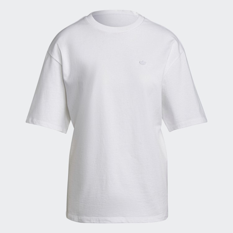 Camiseta Branca Adidas Adicolor Heavy Single Jersey