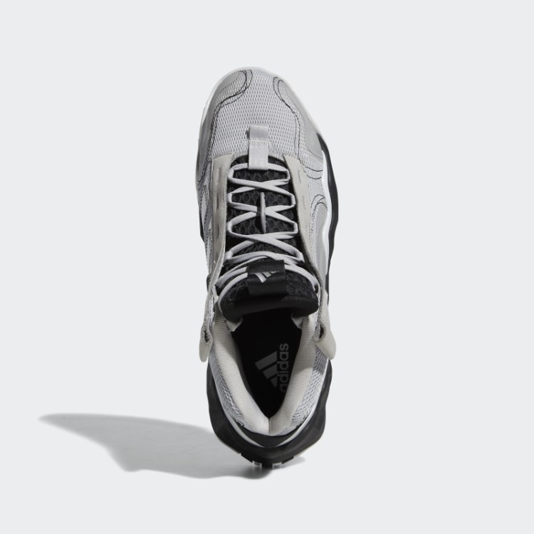 Exibição B Mid Tênis De Basquete Adidas Cinza