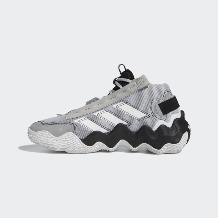 Exibição B Mid Tênis De Basquete Adidas Cinza