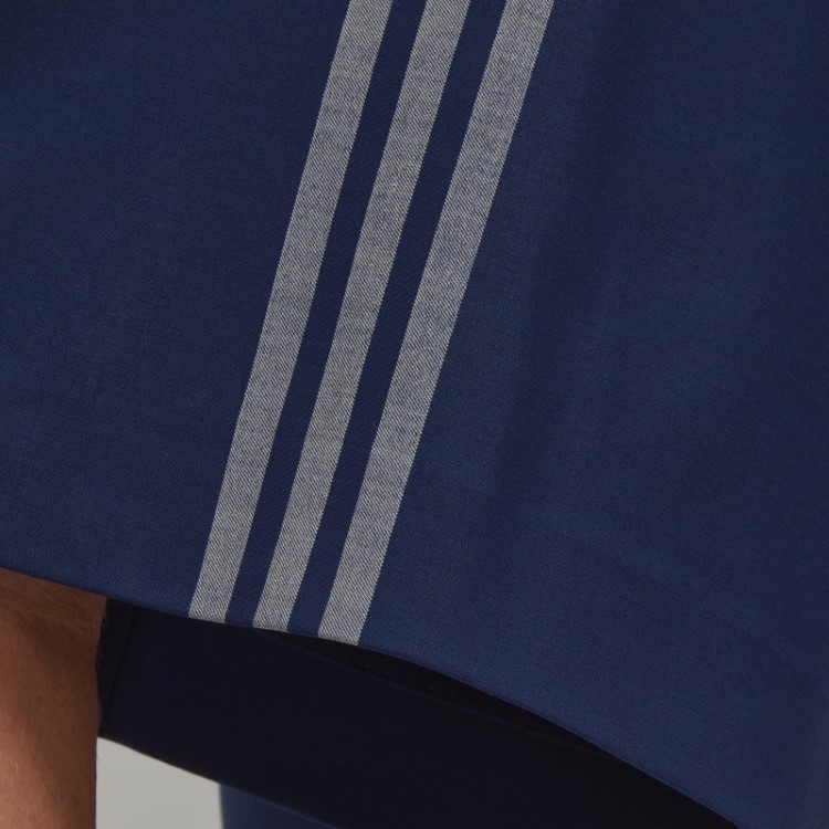 Short De Alfaiataria De Lã Refinada Adidas Y-3 3 Listras