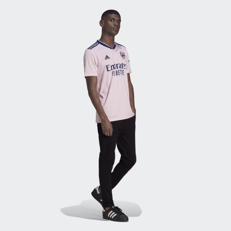 Arsenal Rosa 22/23 Terceira Camisa Adidas