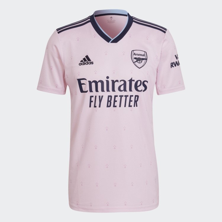 Adidas Arsenal 22/23 Terceira Camisa Rosa