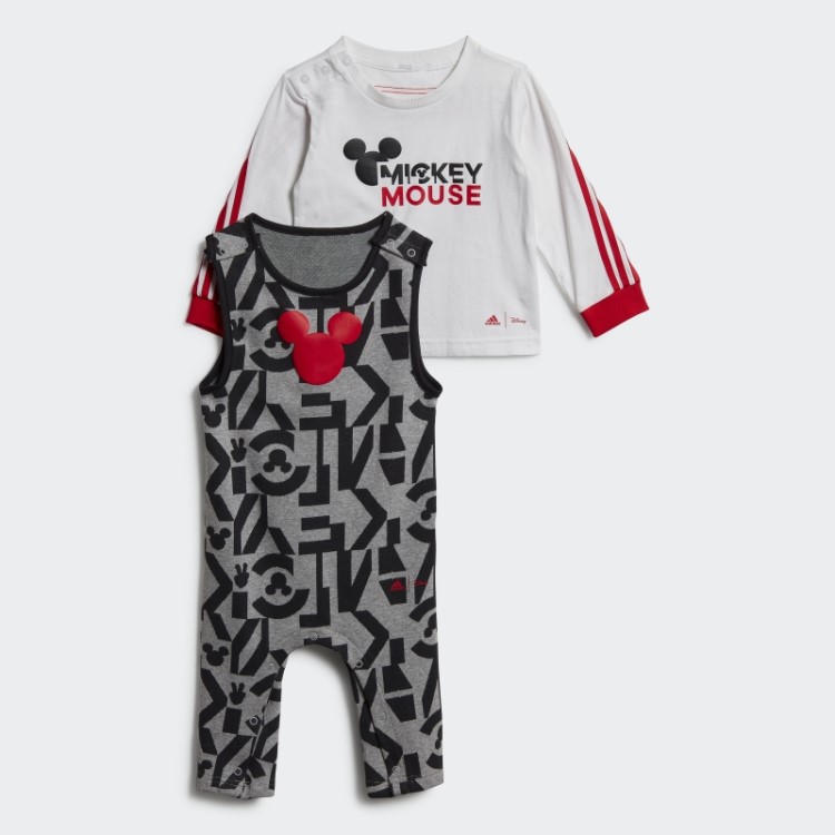 Conjunto De Body Adidas X Disney Mickey Mouse Branco Quente