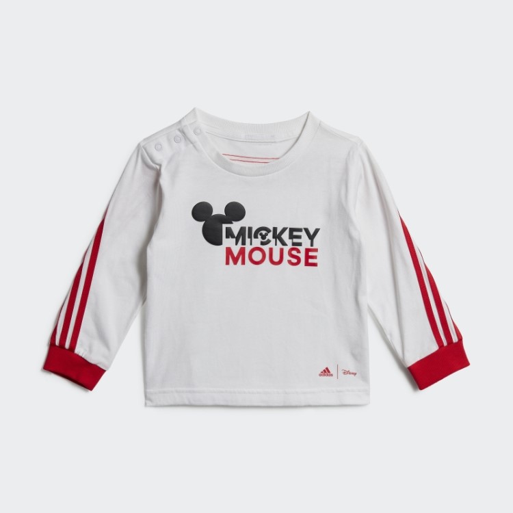 Conjunto De Body Adidas X Disney Mickey Mouse Branco Quente