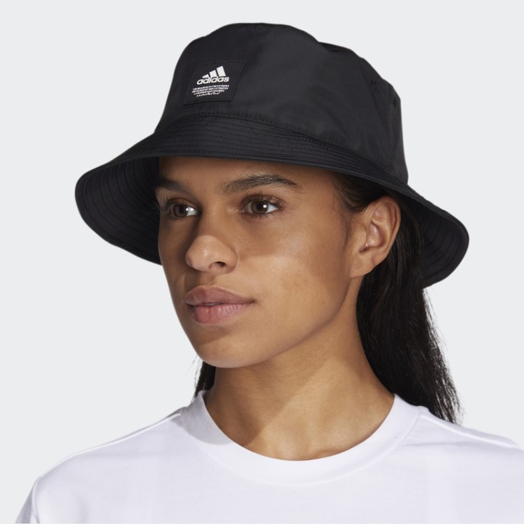 Chapéu Bucket Dobrável Preto Adidas