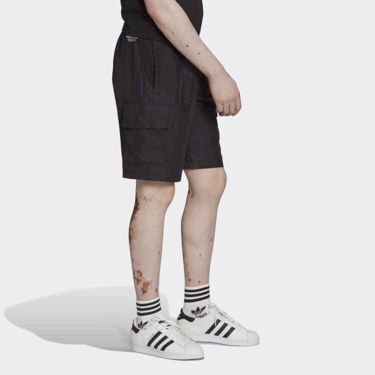 Bermuda Cargo Preta Hiperreal Adidas