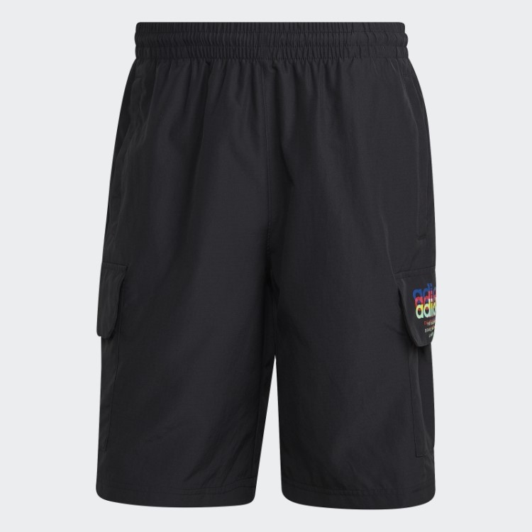 Bermuda Cargo Preta Hiperreal Adidas