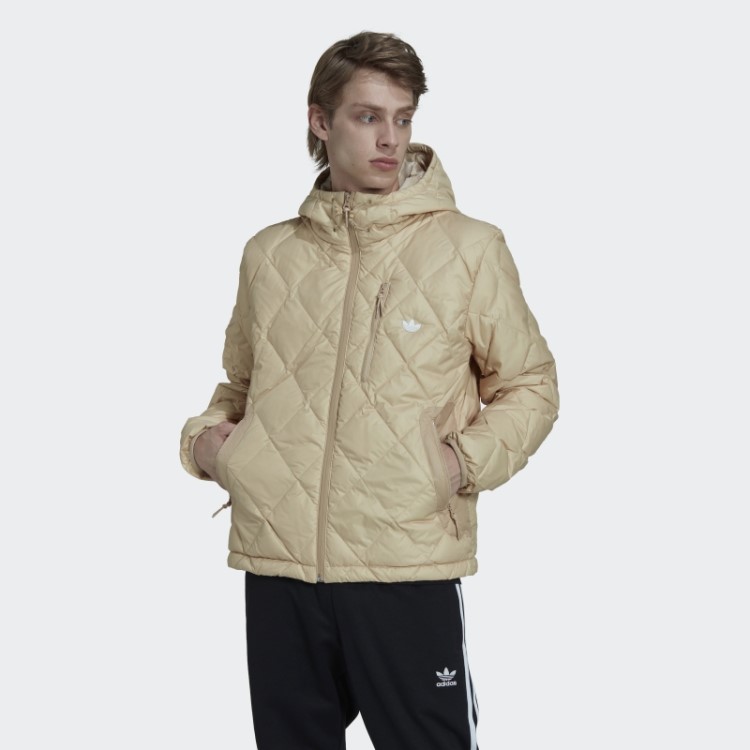 Jaqueta Acolchoada Bege Adidas