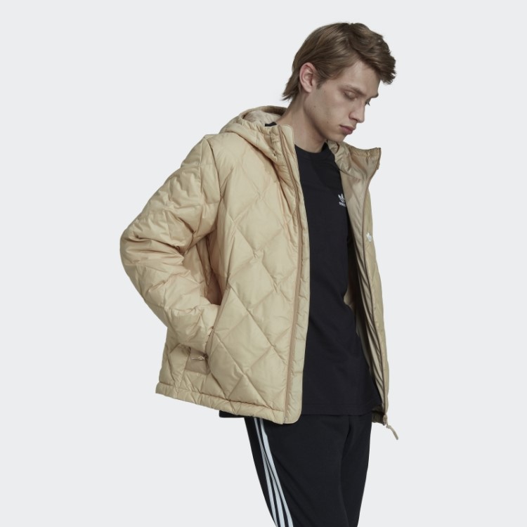 Jaqueta Acolchoada Bege Adidas
