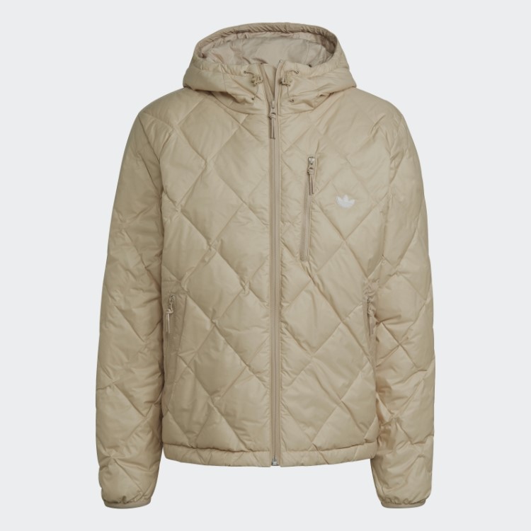 Jaqueta Acolchoada Bege Adidas