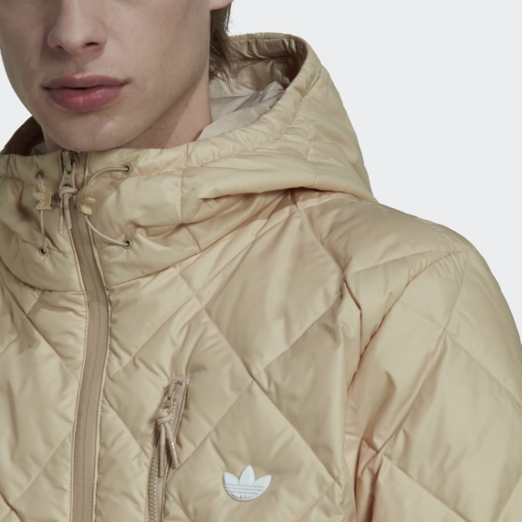Jaqueta Acolchoada Bege Adidas