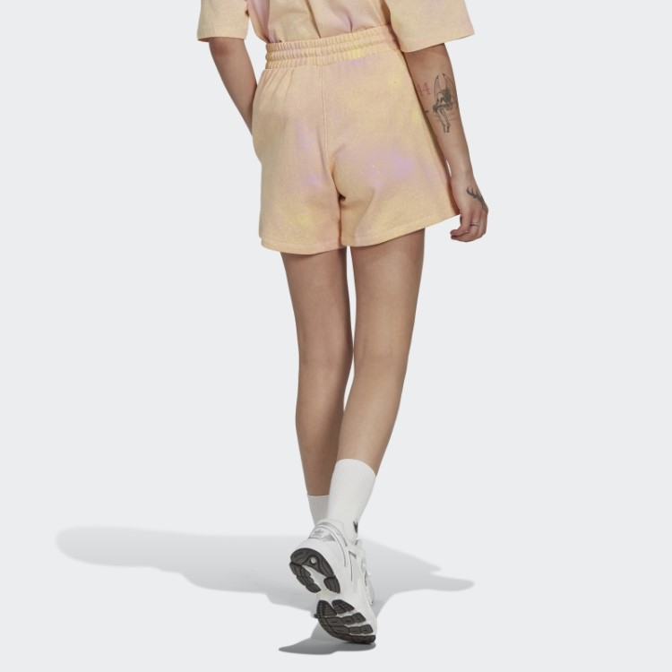 Adidas Shorts Soltos Com Estampa Allover Lilás