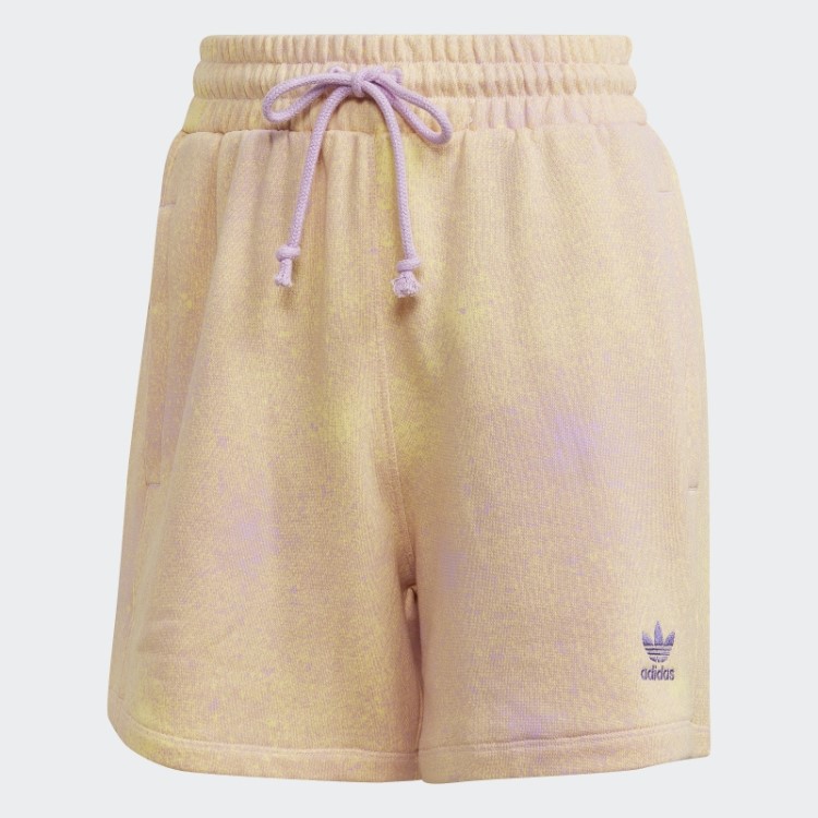 Adidas Shorts Soltos Com Estampa Allover Lilás