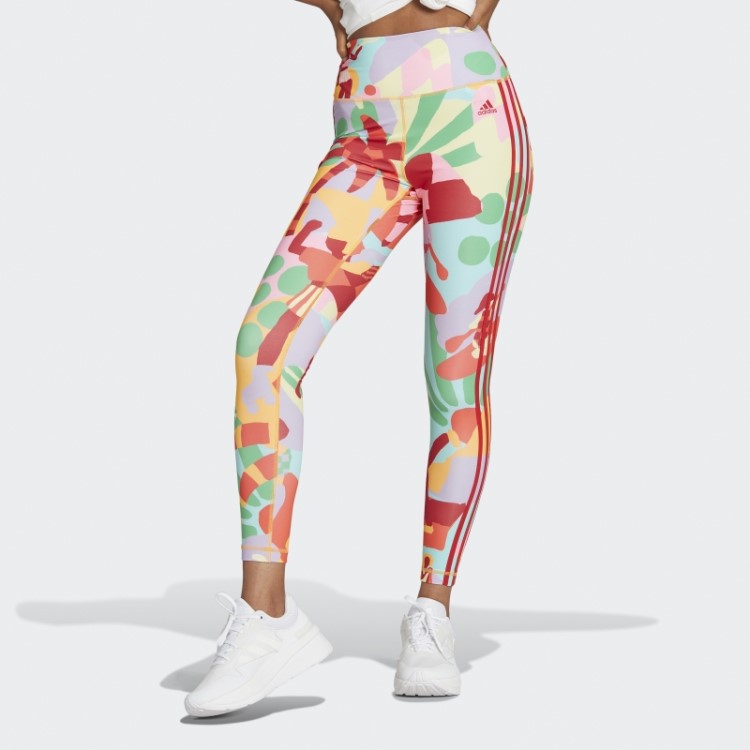 Meia-calça Adidas X Farm Rio 7/8 Real Gold Hot
