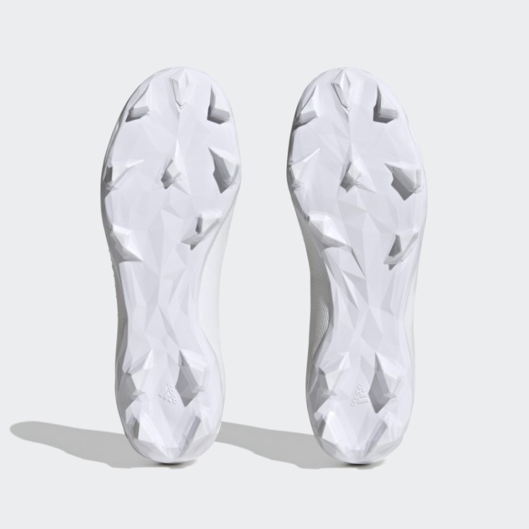 Precisão Do Predador.3 Botas De Chão Firme Sem Cadarço Adidas Branco