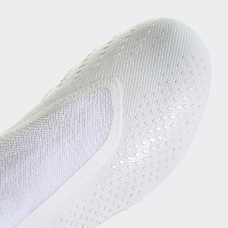 Precisão Do Predador.3 Botas De Chão Firme Sem Cadarço Adidas Branco
