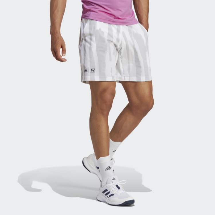Bermuda Branca Adidas Tennis New York