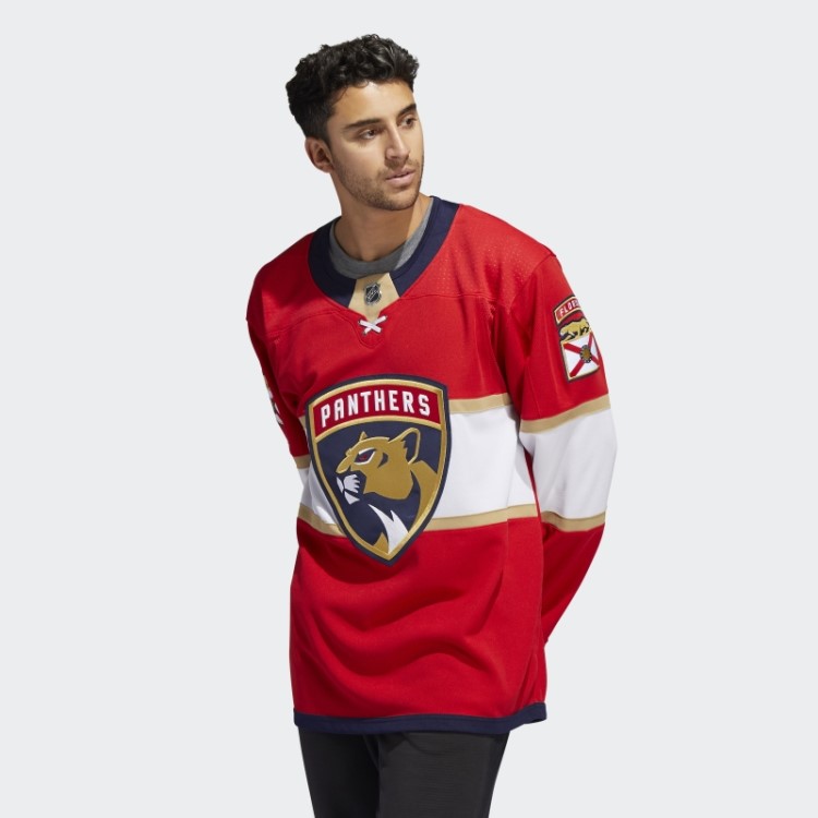 Camisa Vermelha Adidas Panthers Home Autêntica