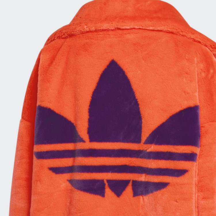 Casaco De Pele Sintético Adidas Laranja (todos Os Gêneros)