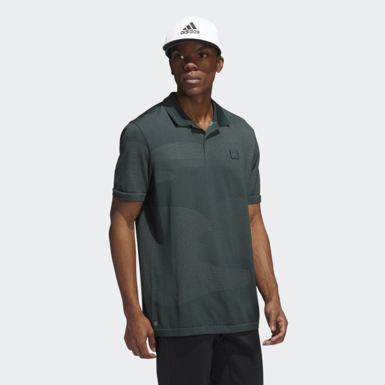 Adidas Go-to Camisa Polo Sem Costura Verde