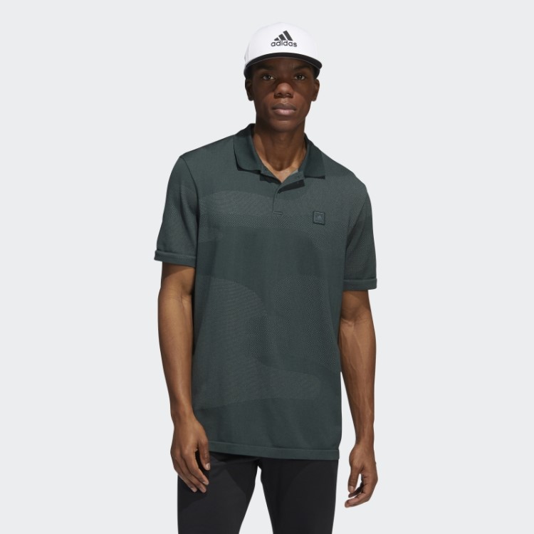 Camisa Polo Verde Adidas Go-to Sem Costura
