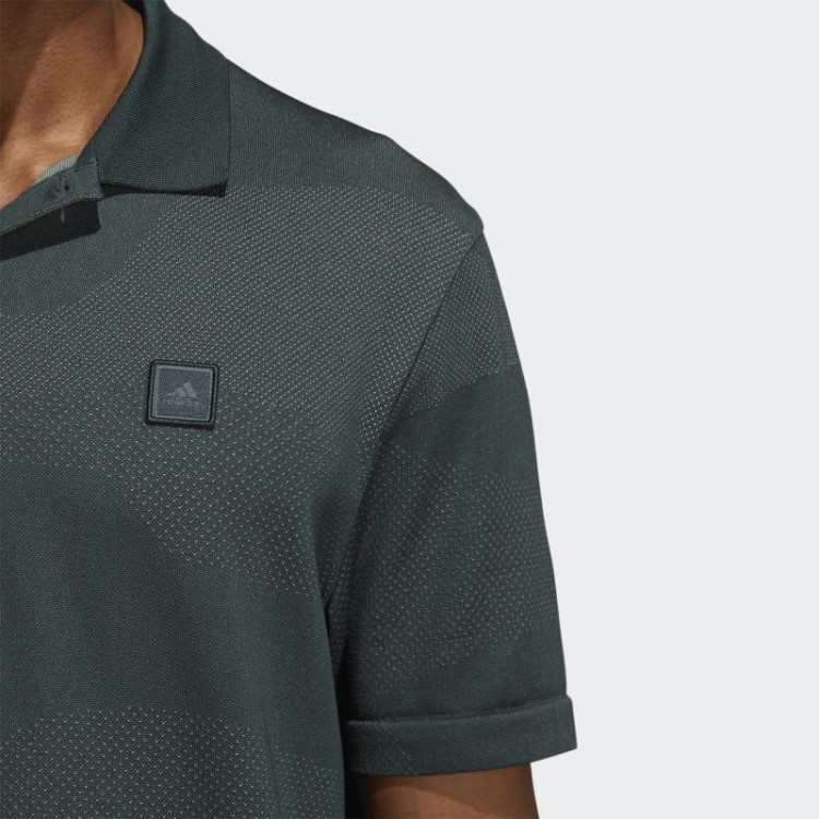 Camisa Polo Verde Adidas Go-to Sem Costura