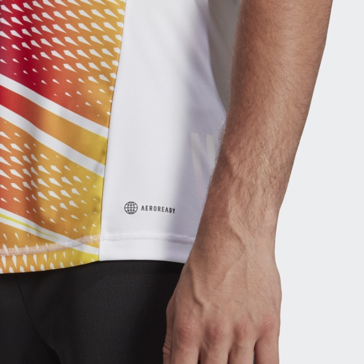 Tiro 23 Pro Jersey Gráfico De Manga Curta Branco Adidas