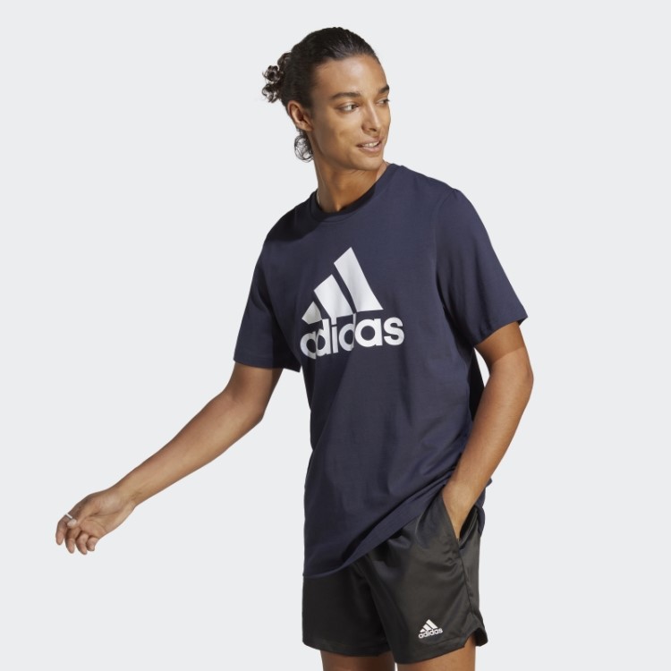 T-shirt Com Logo Grande De Jersey único Essentials Ink Adidas