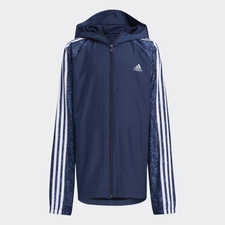 Agasalho Azul Marinho Tecido Top Adidas