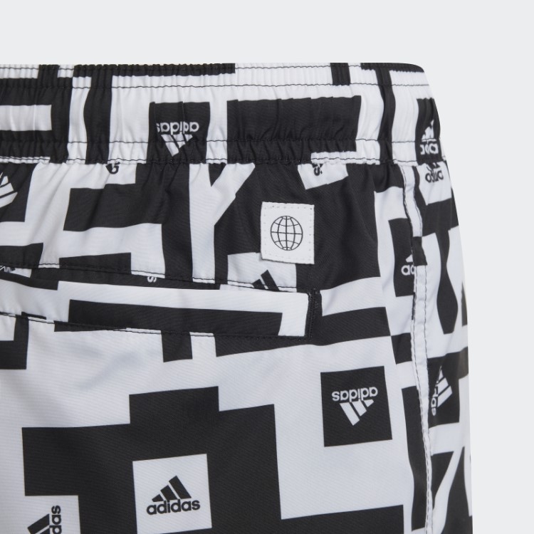 Adidas Preta Deve Ter Shorts De Natação Gráficos