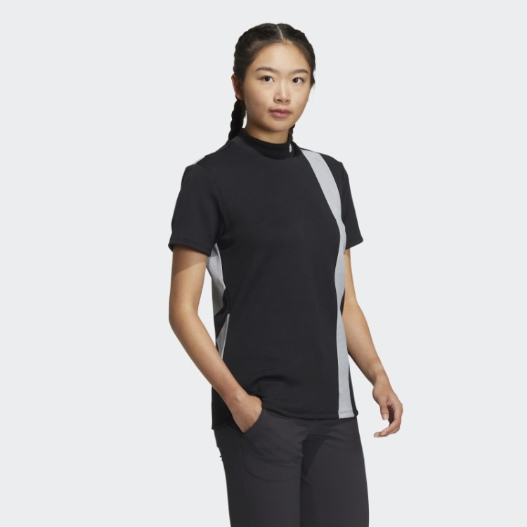 Aeroready Camisa Com Gola 3 Barras Adidas Preta