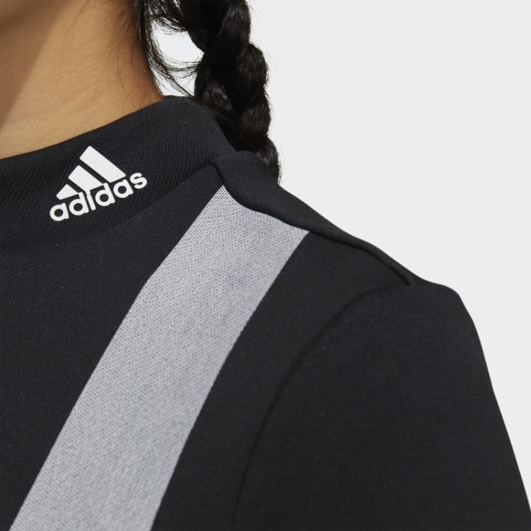 Aeroready Camisa Com Gola 3 Barras Adidas Preta