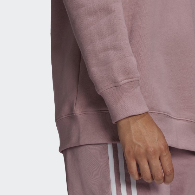 Adidas Moletom Malva Trefoil Crew