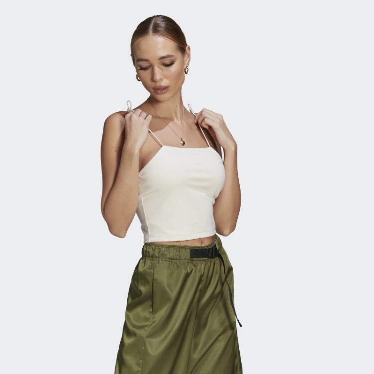 Top Elástico Adidas Branco