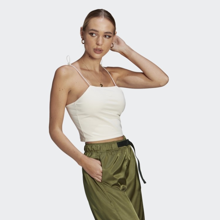 Top Elástico Adidas Branco