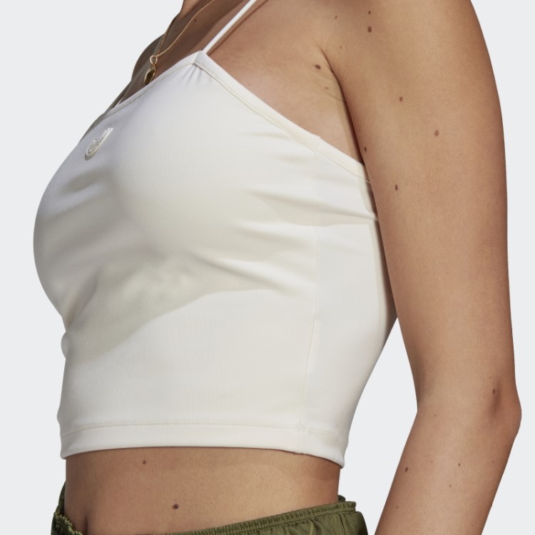 Top Elástico Adidas Branco