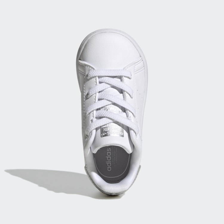 Sapatos Adidas Stan Smith Prateados Da Moda