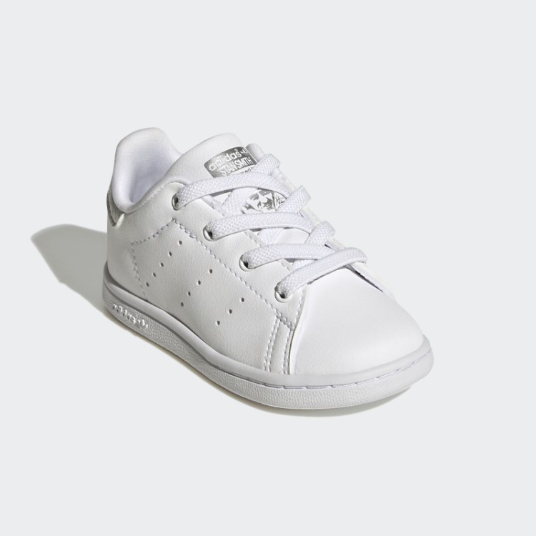 Sapatos Adidas Stan Smith Prateados Da Moda