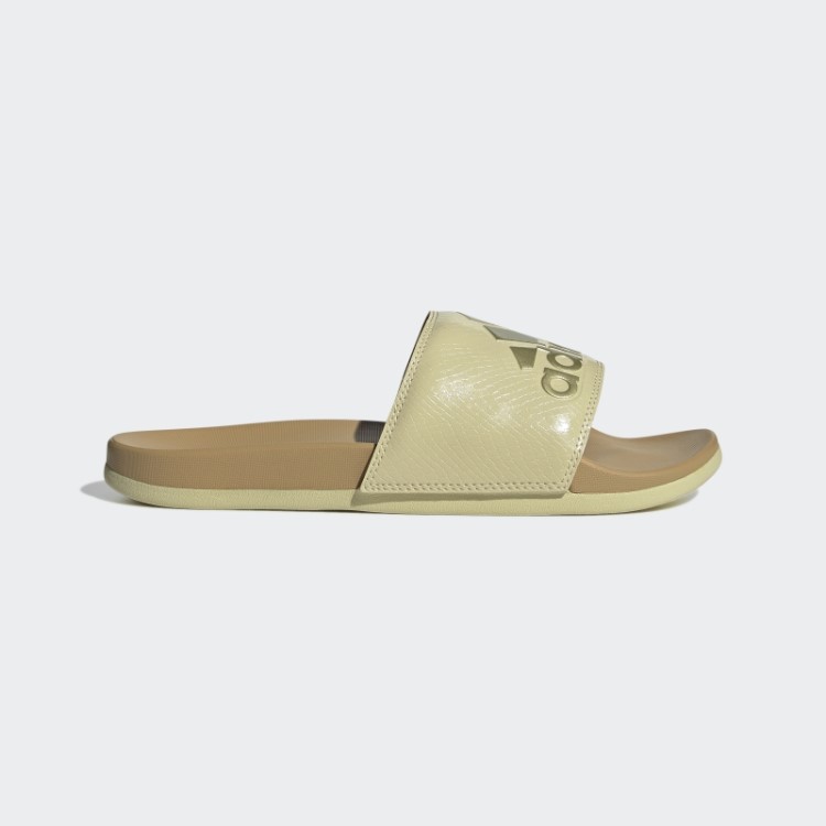 Chinelos De Conforto Adidas Adilette Bege Areia