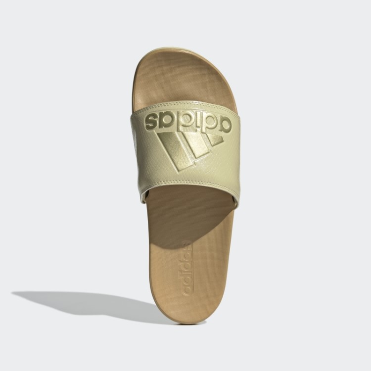 Chinelos De Conforto Adidas Adilette Bege Areia