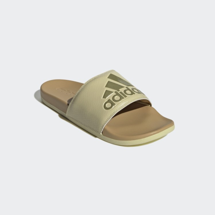 Chinelos De Conforto Adidas Adilette Bege Areia