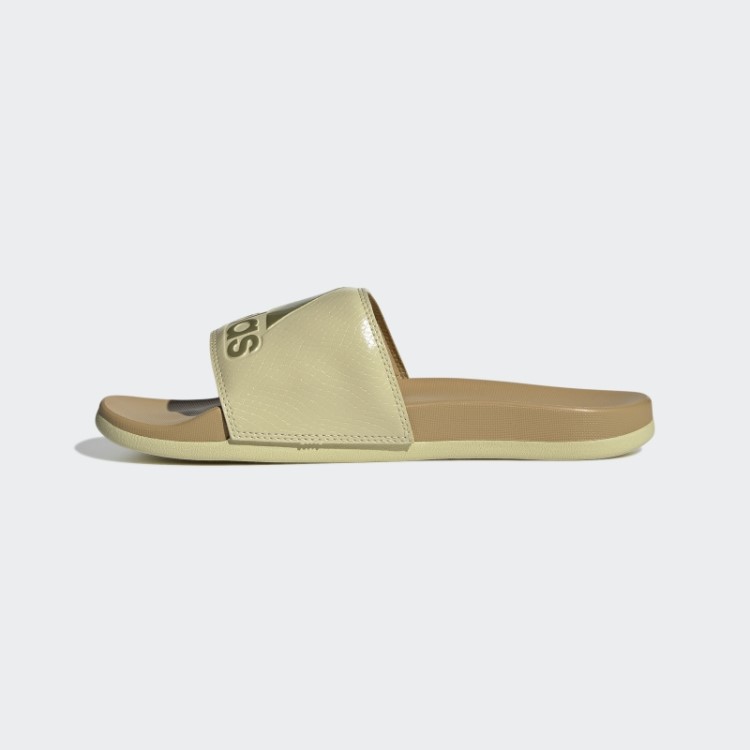 Chinelos De Conforto Adidas Adilette Bege Areia