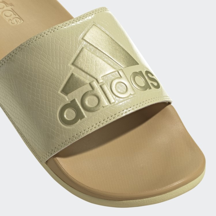 Chinelos De Conforto Adidas Adilette Bege Areia