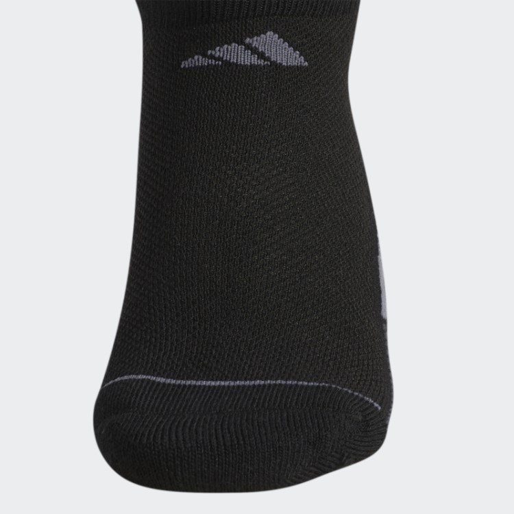 Elegantes Meias Pretas Listradas Superlite Adidas 3 Pares