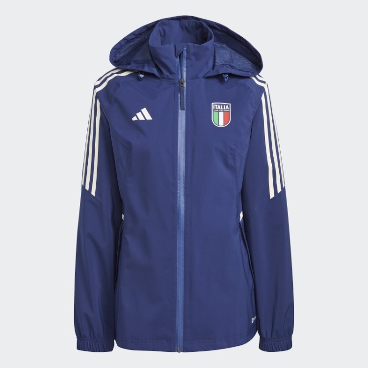 Jaqueta De Chuva Azul Escuro Adidas Italia Condivo 23